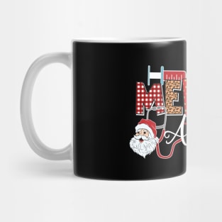 Medical Assistant Nurse Christmas Santa Mug